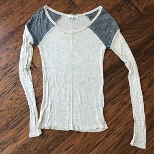 Daydreamer LA Long Sleeve Baseball Style Top